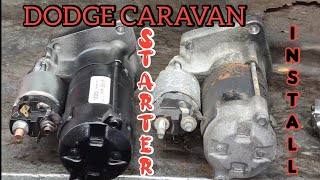 DODGE CARAVAN | STARTER REPLACEMENT | HOW TO REMOVE/INSTALL STARTER | VIN DADI | VNATION