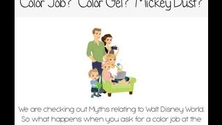 What Happens When you Ask for a Color Job at WDW Barbershop