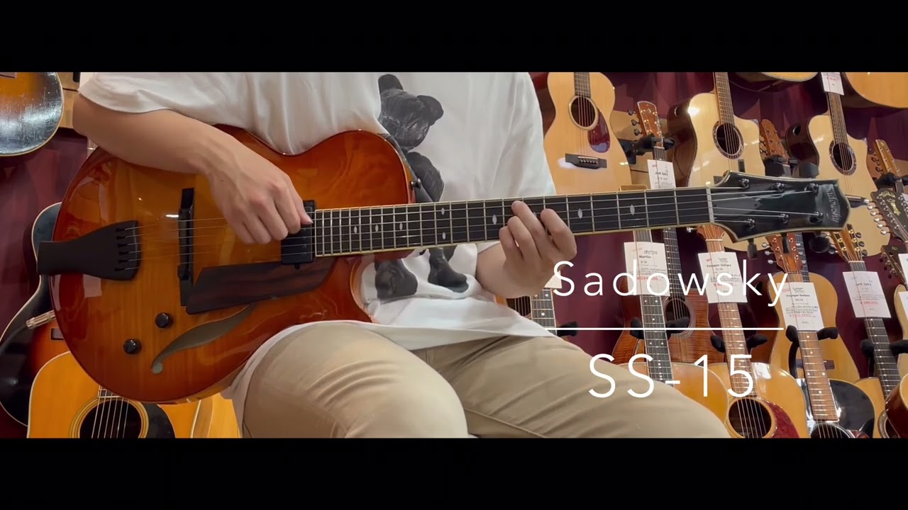 試奏動画】Sabowsky SS-15 [LASTGUITAR] - YouTube