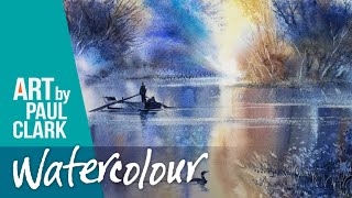 How to Paint a Misty Lake in Watercolour including a paint review!