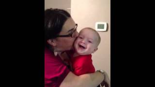 Grayson giggles