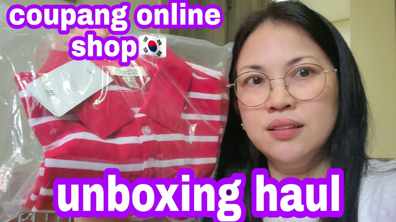UNBOXING HAULCOUPANG ONLINE SHOPPING (south korea) YouTube
