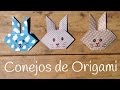 CONEJO de origami fácil para niños | Manualidades de ANIMALES fáciles