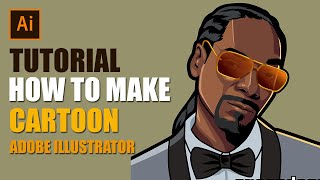 HOW TO MAKE CARTOON POTRAIT - adobe illustrator