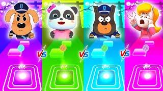 Sheriff Labrador And Babybus Vs Police Officer Vs Who Stole my Golden Scissors Vs Tiles Hop Game screenshot 5