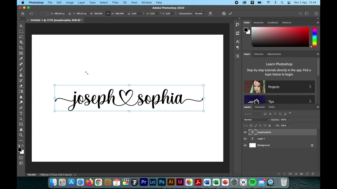 How Do You Get The Heart With Joseph Sophia Font?