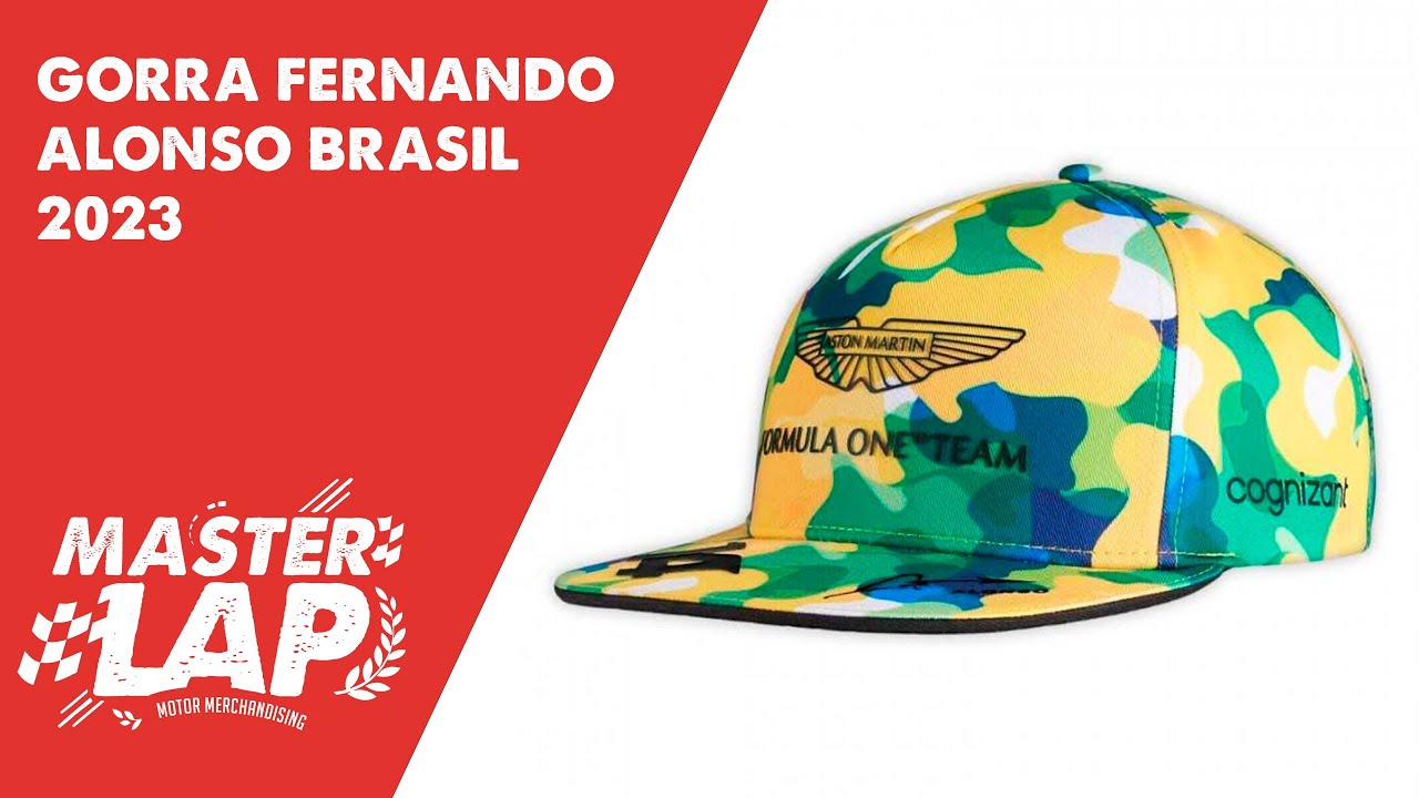 Gorra Fernando Alonso Aston Martin F1 GP Brasil 