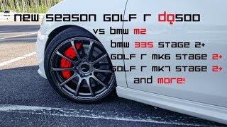 New season of DRAG RACE! Golf R DQ500 vs BMW M2 Stock, BMW 335xDrive Stage2+, Golf R mk7 Stage2 ...