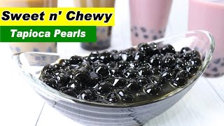 How To Cook Tapioca Pearls Cooking Boba Pearls Youtube