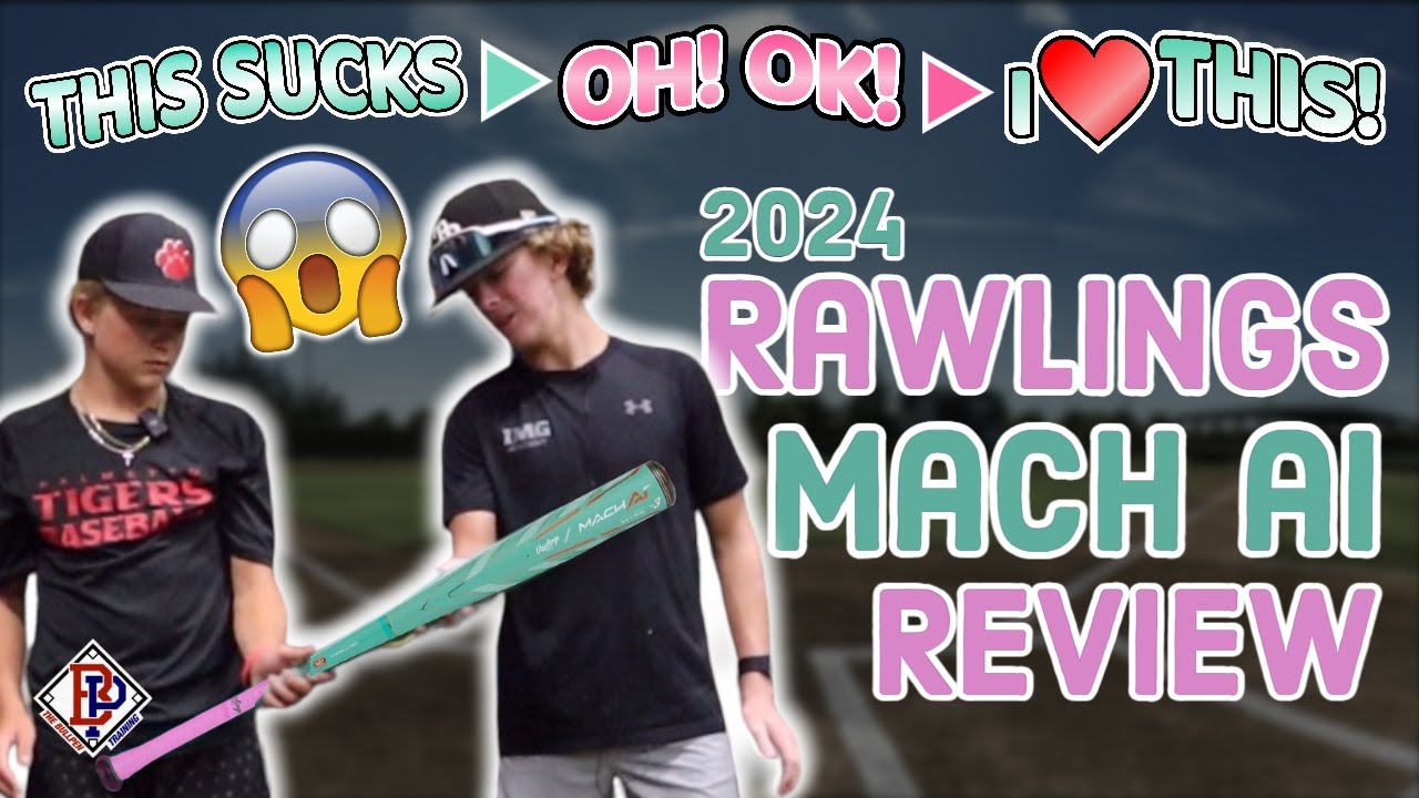 Batte Baseball Rawlings Mach 2 USA - 30 Pouces, -11 Drop, Diamètre 2 5/8 - Gris (Occasion)