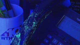 Experiment: Moving germs at work