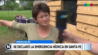 SE DECLARÓ LA EMERGENCIA HÍDRICA EN SANTA FE - Telefe Santa Fe