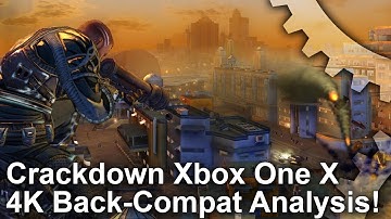 [4K] Crackdown: Xbox One X Back-Compat vs Xbox 360 Graphics Comparison + Frame-Rate Test!