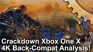 [4K] Crackdown: Xbox One X Back-Compat vs Xbox 360 Graphics Comparison + Frame-Rate Test!