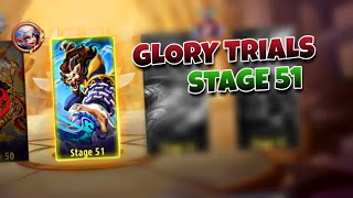 Passing Glory Trials Stage 51 Using Super IQ | Magic Rush