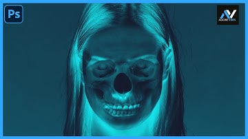 Create A Scary an X-Ray Skull Effect in Photoshop | Photoshop Tutorial 2024