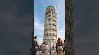 The famous Leaning Tower of Pisa in Italy.#pisa #pisatower #leaningtowerofpisa #italy #italya
