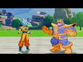 Goku ssb vs thanos  mugen fight