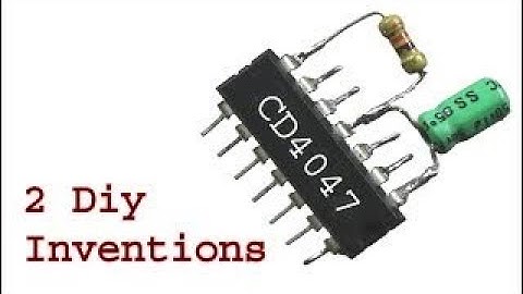 2 Simple Diy Inventions circuit using CD4047 ic