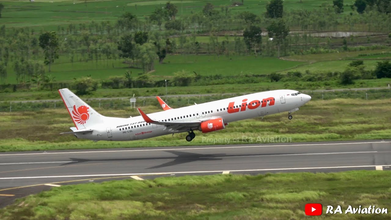 Lihat Dari Dekat Pesawat Take Off di Bandara Lombok | Plane Spotting Lombok 2024