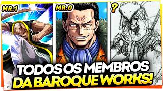 TODOS OS 28 MEMBROS DA BAROQUE WORKS E SEUS PODERES EXPLICADOS! ONDE ESTÃO ATUALMENTE? -ONE PIECE