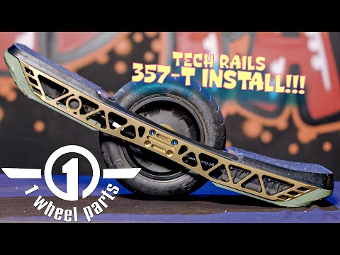 Ｒt ONEWHEEL GT- 357- TECH RAILS 357-T INSTALL - YouTube