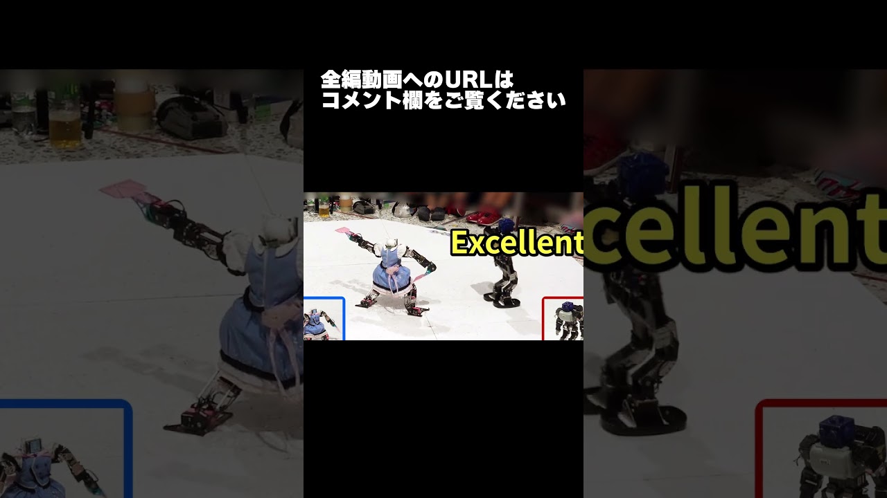 【ロボット格闘技】 Humanoid robot battle "ROBO FIGHT 27 [Light Class]" / aLan VS KHR1 