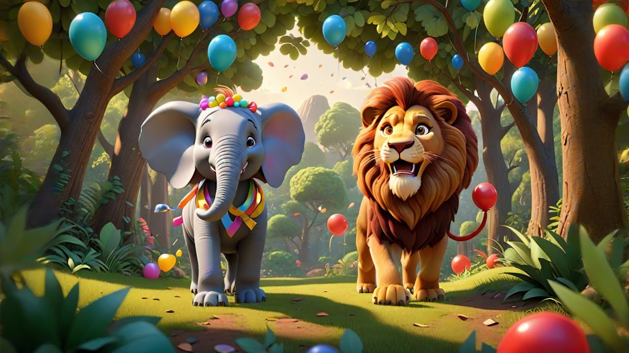 Elephant Balloon Party | Fun Animal Song for Kids | Sing, Dance & Celebrate