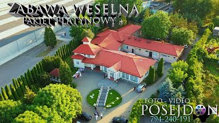 ZABAWA WESELNA 2023 WESELE wideofilmowanie pakiet PLATYNOWY + FOTO VIDEO POSEJDON