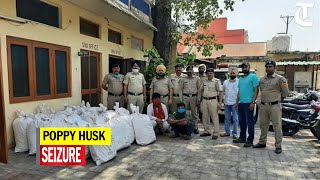 844 kg poppy husk worth Rs 40 lakh seized in Himachal’s Sirmaur