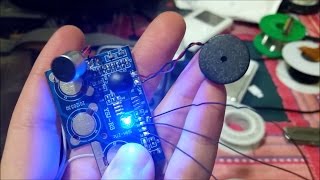 ICStation 20 Second Voice Record/Playback Module Testing/Review