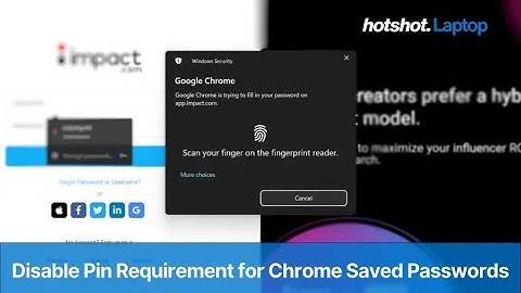 How to Disable Pin Requirement for Chrome Saved Passwords? | No More Annoying Windows Hello Prompts
