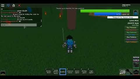 NEW! 2018 code for a sword INFINITY RPG