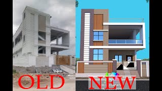 photo Colour Combination Indian House Front Elevation Designs Photos 2021 most beautiful house front elevation designs colour combination for home exterior 2021