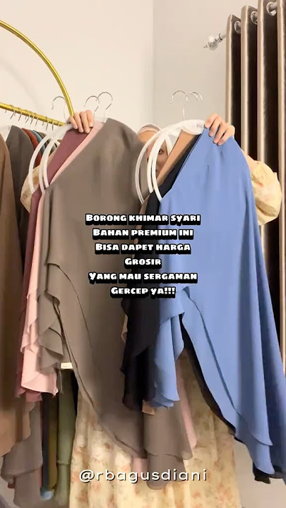 Khimar premium harga grosir buat seragaman #perlengkapanhajidanumroh #hijabfashion #hijab