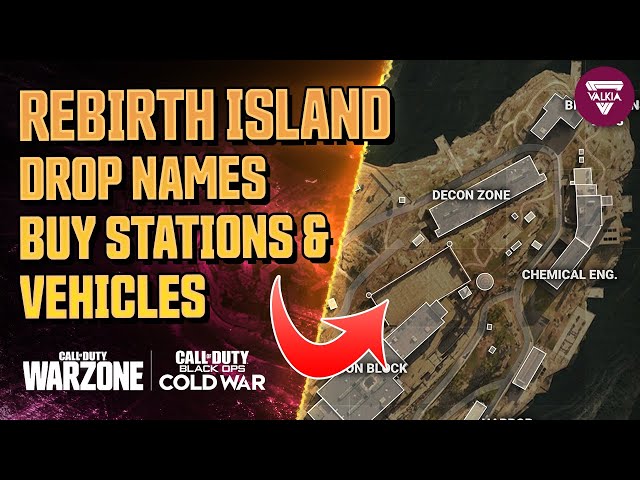 Warzone Rebirth Island: Drop Locations, Buy Stations & Vehicles