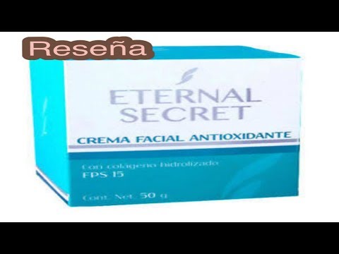 crema facial antioxidante con colageno hidrolizado fps 15 eternal secret