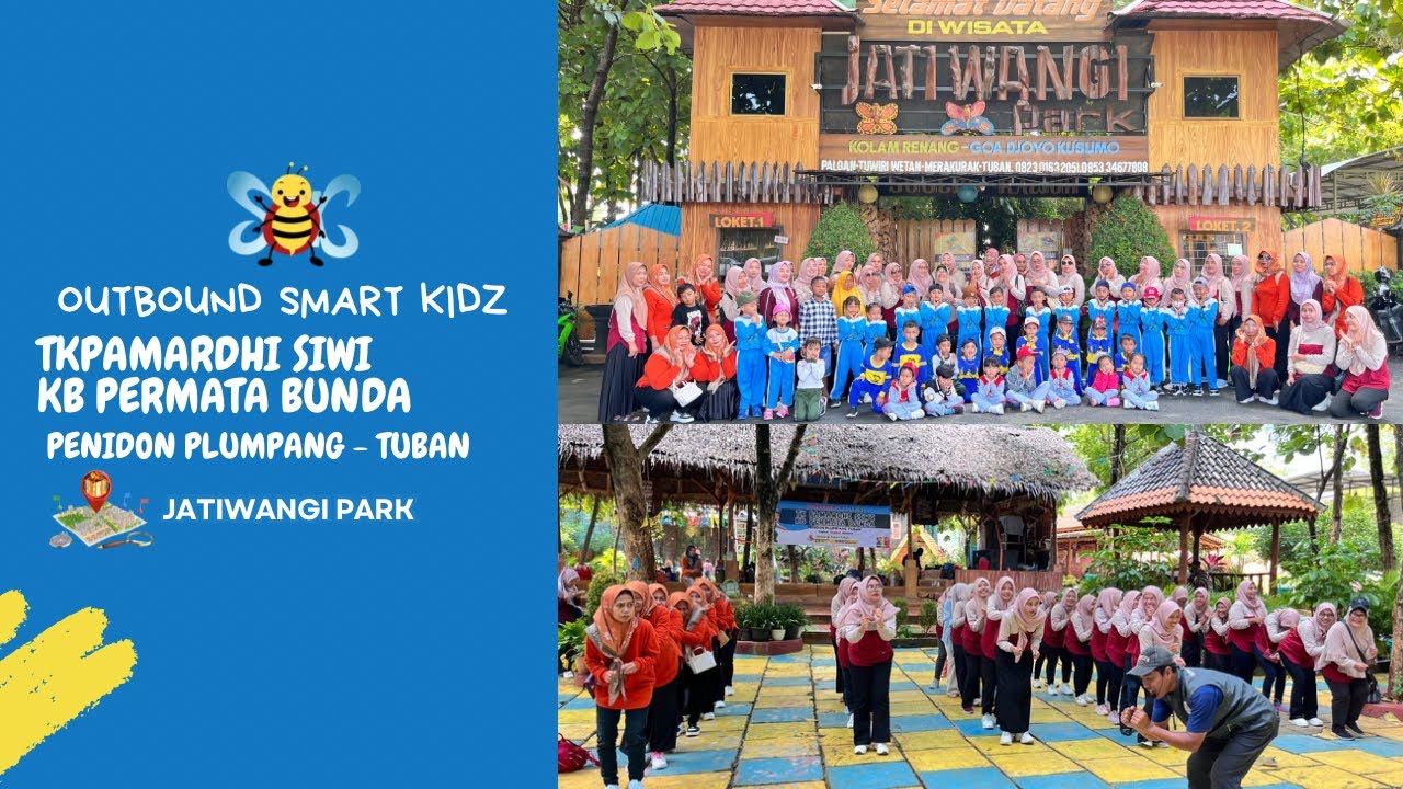 Outbound Anak TK Pamardhi Siwi & KB Permata Bunda Penidon Plumpang Tuban di Jatiwangi Park