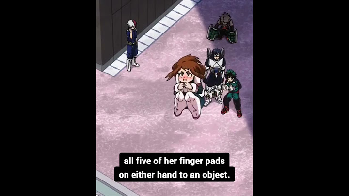 Did you know this about "Uraraka in MHA"...  #anime