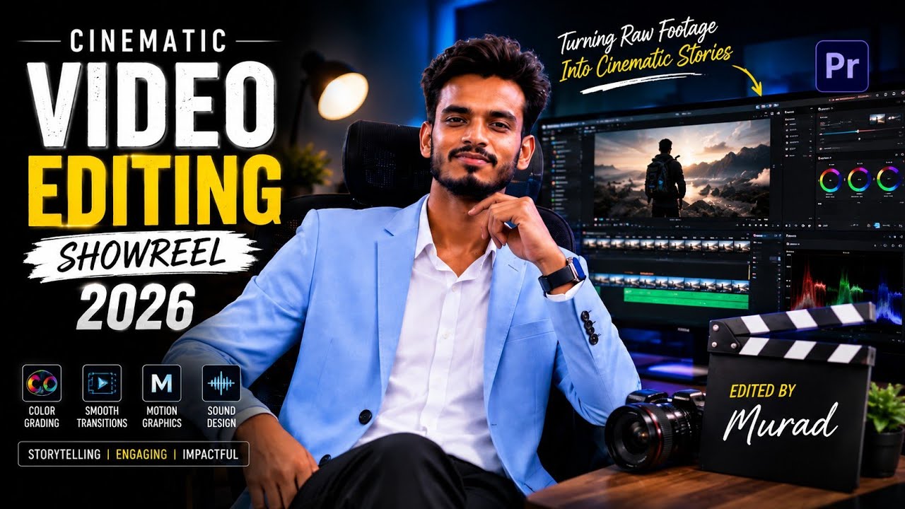 Cinematic Video Editing Showreel 2026