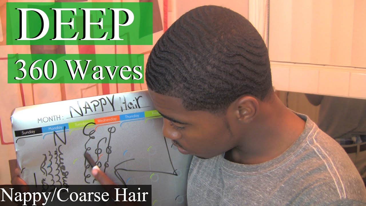 How To Get Deep 360 Waves With Nappy Hair YouTube