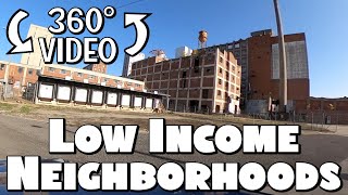 Driving Around Low Income Neighborhoods in Springfield, IL 360° Video Profile