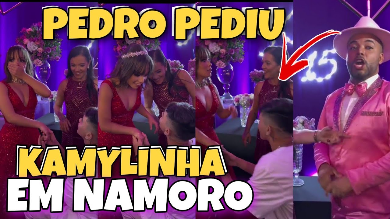 BABADO!🔥 PEDRO PEDIU KAMYLINHA EM NAMORO NA FRENTE DE TODOS NO ANIVERSÁRIO DELA 😱😱