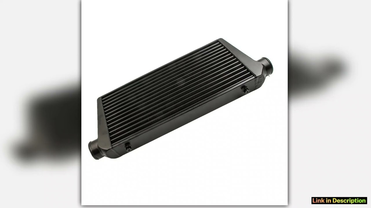 Front Intercooler Tube and Fin 600x300x76 3inch Inoutlet Black For Universal Comfort Edition