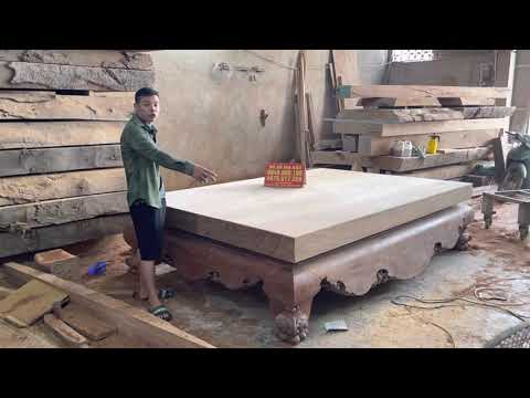 Video Sập chân quỳ dạ cá,li văng, chiếu ngựa nguyên khối gỗ... - youtube