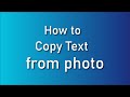 how to copy text from Photos - images  #Shorts