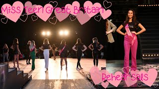 2019 Miss Teen Great Britain Rehearsals