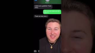 Texting Random Numbers!📱😂: RIP DADDY!!!🐠😭 #shorts