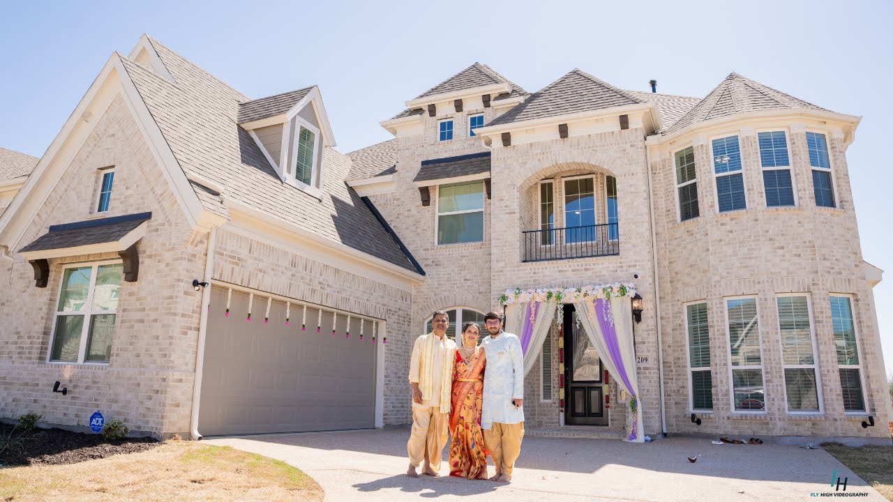 Vijay & Srujana's Housewarming | Fly High Videography | Dallas, TX USA
