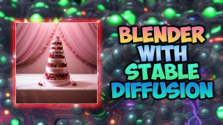 Blender with Stable Diffusion Tutorial - Wedding cake screenshot 2
